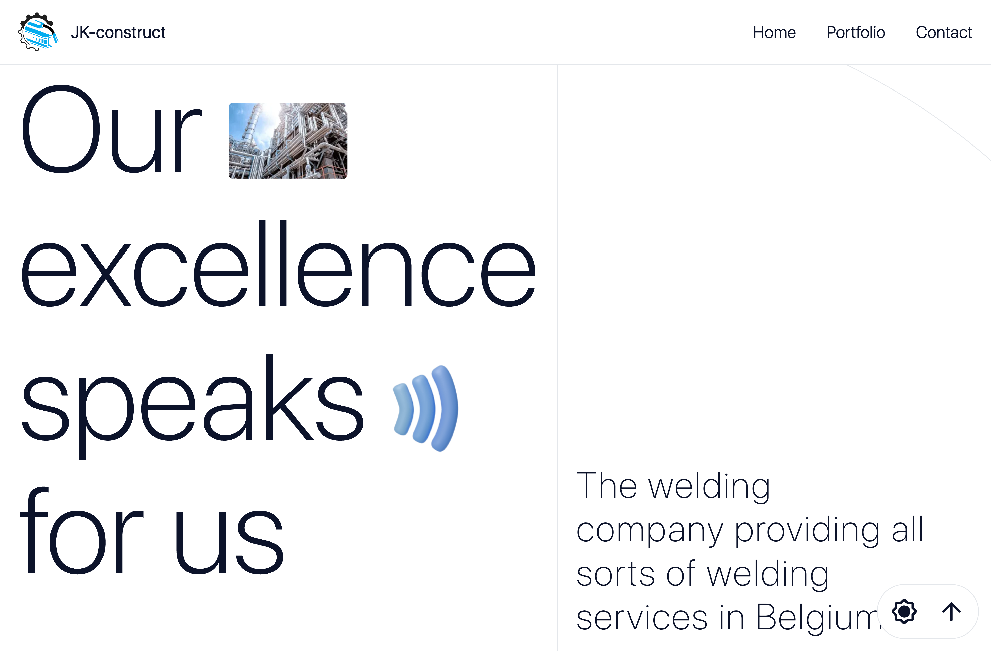 jk-construct business homepage